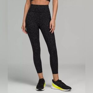 Lululemon align Athletica Charcoal grey and Black Leggings
